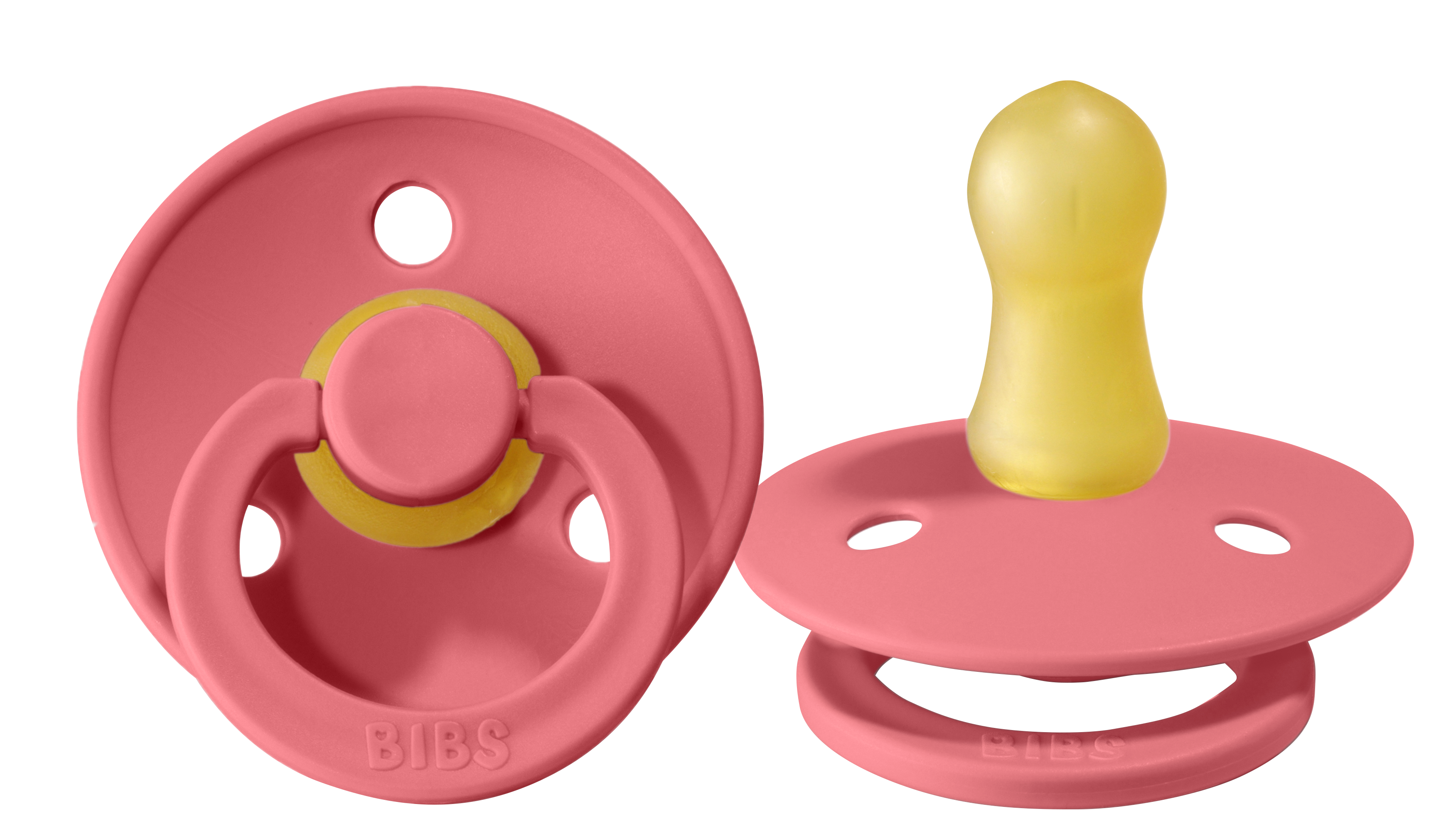 BIBS_COLOUR_100262_Coral_3 BIBS Pacifier